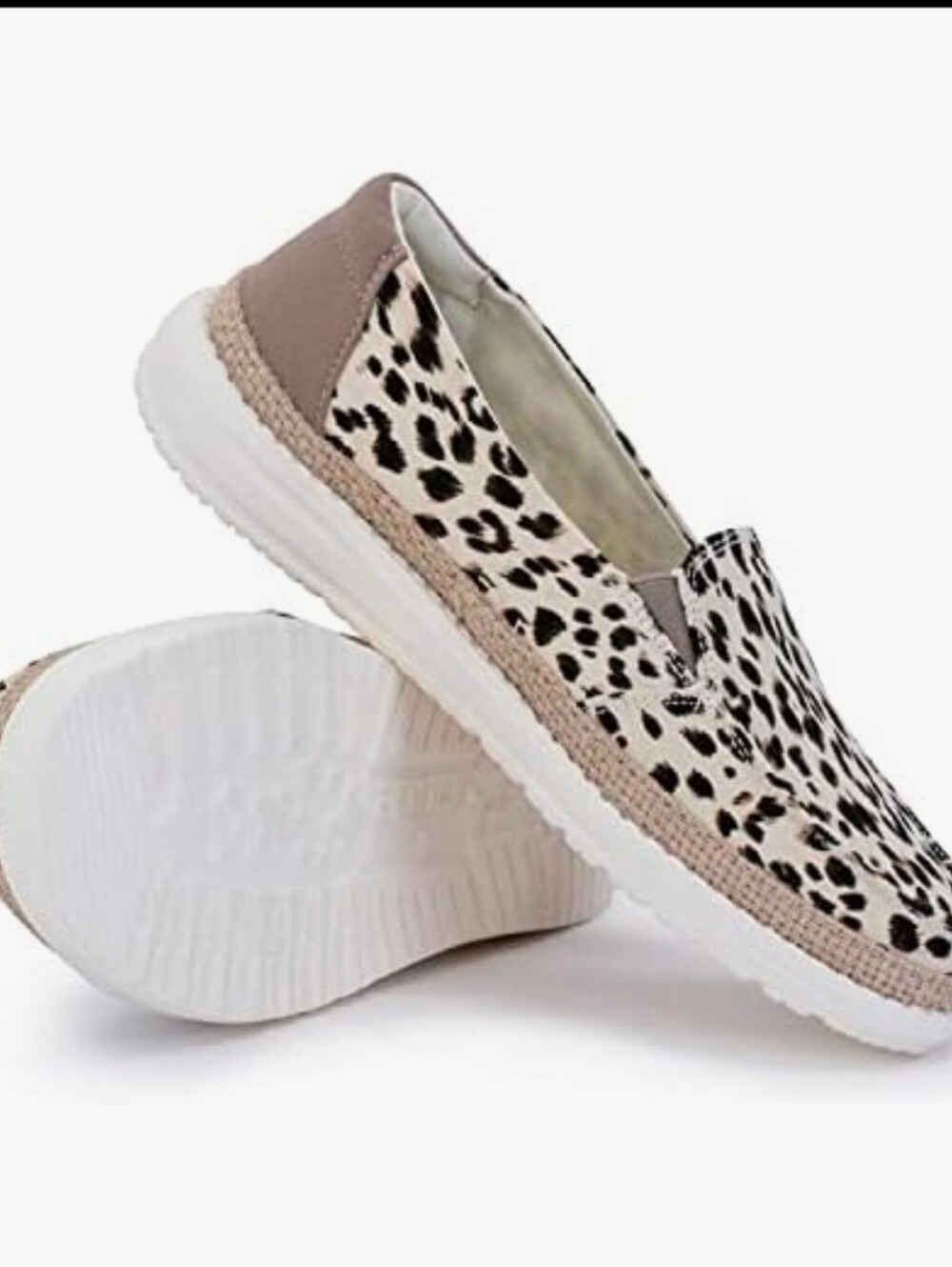 Hey Dude Women's Lena in the Leopard Angora colorway Size 10